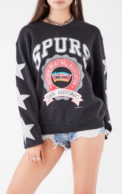 FURST OF A KIND VINTAGE SILVER STAR PATCH SWEATSHIRT VINTAGE SPORTS