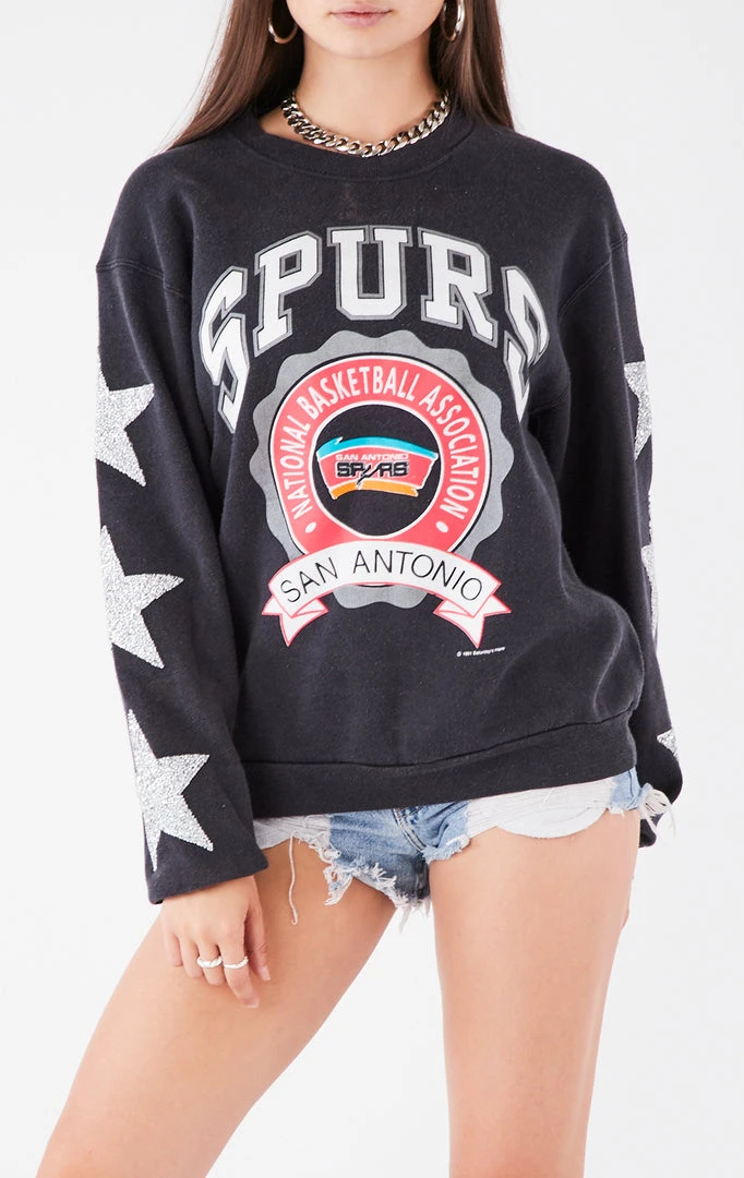 FURST OF A KIND VINTAGE SILVER STAR PATCH SWEATSHIRT VINTAGE SPORTS 4 FURST OF A KIND VINTAGE SILVER STAR PATCH SWEATSHIRT VINTAGE SPORTS
