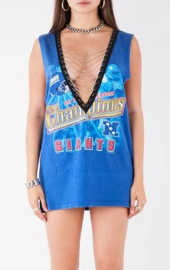 FURST OF A KIND VINTAGE CHAINS VINTAGE DEEP V CHAIN SLEEVELESS TEE