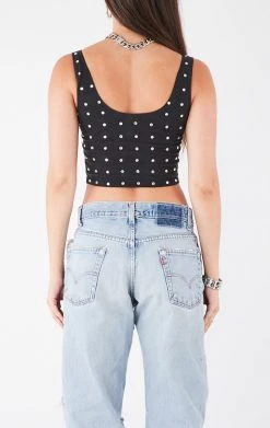 FURST OF A KIND VINTAGE NFL VINTAGE ALLOVER RHINESTONE TANK