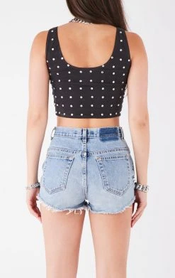 FURST OF A KIND VINTAGE NFL VINTAGE ALLOVER RHINESTONE TANK