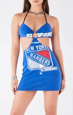 FURST OF A KIND VINTAGE SPORTS VINTAGE CUT OUT HALTER DRESS