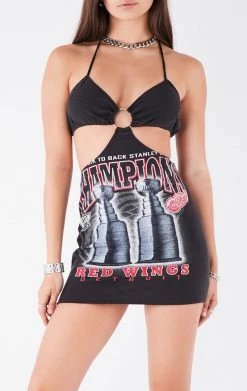 FURST OF A KIND VINTAGE DRESSES VINTAGE CUT OUT HALTER DRESS