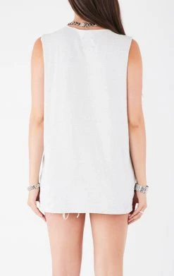 FURST OF A KIND VINTAGE CHAINS VINTAGE DEEP V CHAIN SLEEVELESS TEE