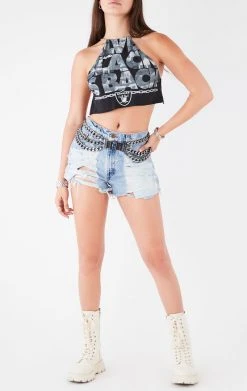 FURST OF A KIND VINTAGE CHAINS VINTAGE HALTER NECK WATERFALL CHAIN BACK TOP 7 FURST OF A KIND VINTAGE CHAINS VINTAGE HALTER NECK WATERFALL CHAIN BACK TOP