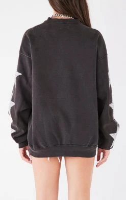 FURST OF A KIND VINTAGE SILVER STAR PATCH SWEATSHIRT VINTAGE SPORTS