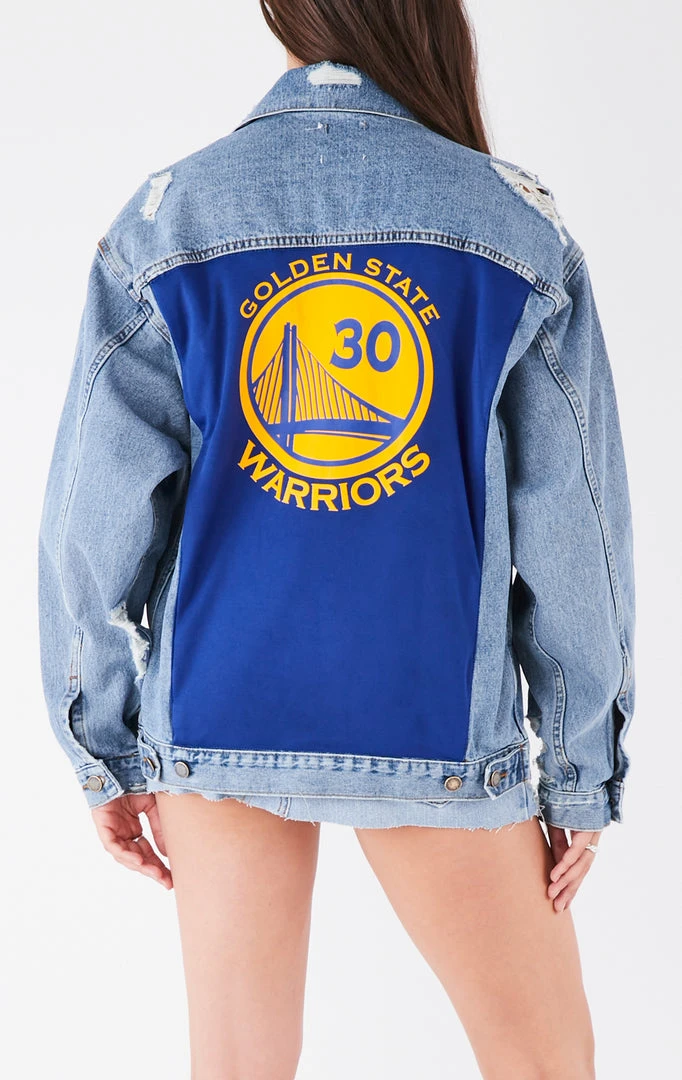 FURST OF A KIND VINTAGE SPORTS VINTAGE GRAPHIC BACK INSERT DENIM JACKET 3 FURST OF A KIND VINTAGE SPORTS VINTAGE GRAPHIC BACK INSERT DENIM JACKET