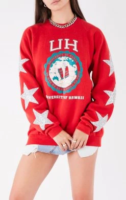 FURST OF A KIND VINTAGE SILVER STAR PATCH SWEATSHIRT