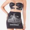 FURST OF A KIND VINTAGE WATERFALL CHAIN TUBE TOP AND SKIRT SET FESTIVAL 2 FURST OF A KIND VINTAGE WATERFALL CHAIN TUBE TOP AND SKIRT SET FESTIVAL