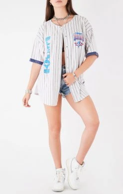 FURST OF A KIND VINTAGE SPORTS VINTAGE KNIT BASEBALL JERSEY