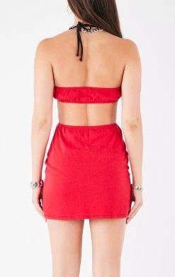 FURST OF A KIND VINTAGE DRESSES VINTAGE CUT OUT HALTER DRESS