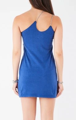 FURST OF A KIND VINTAGE CHAINS VINTAGE ONE SHOULDER DOUBLE CHAIN STRAP DRESS 7 FURST OF A KIND VINTAGE CHAINS VINTAGE ONE SHOULDER DOUBLE CHAIN STRAP DRESS