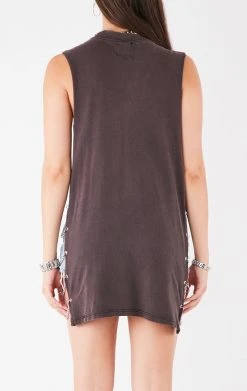 FURST OF A KIND VINTAGE CHAINS VINTAGE CHAIN SIDE SLEEVELESS TEE