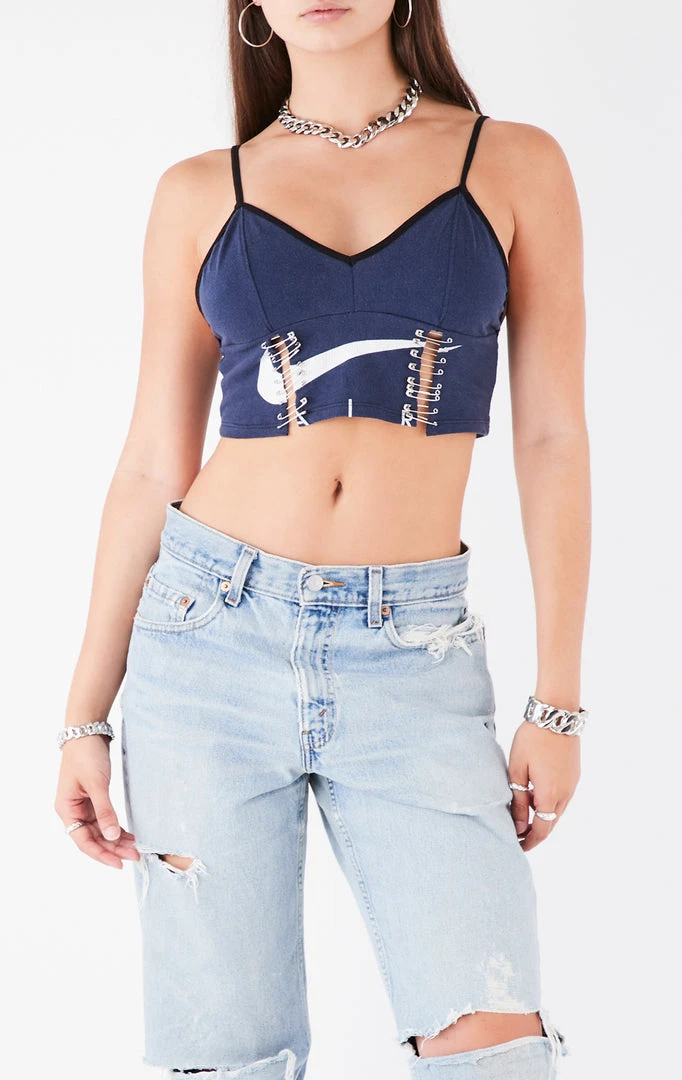 FURST OF A KIND VINTAGE DOUBLE PIN FRONT CROPPED TANK FESTIVAL 4 FURST OF A KIND VINTAGE DOUBLE PIN FRONT CROPPED TANK FESTIVAL