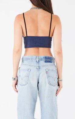 FURST OF A KIND VINTAGE DOUBLE PIN FRONT CROPPED TANK FESTIVAL 7 FURST OF A KIND VINTAGE DOUBLE PIN FRONT CROPPED TANK FESTIVAL