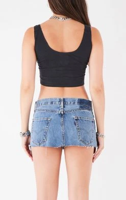 FURST OF A KIND VINTAGE CURVED SAFETY PIN TANK FESTIVAL