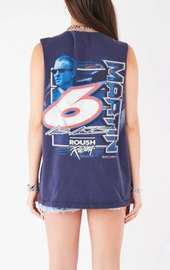 FURST OF A KIND VINTAGE DEEP V CHAIN SLEEVELESS TEE