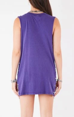 FURST OF A KIND VINTAGE CHAINS VINTAGE CHAIN SIDE SLEEVELESS TEE