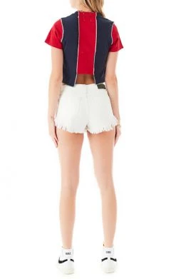 FURST OF A KIND VINTAGE SPLICED CROPPED TEE SALE