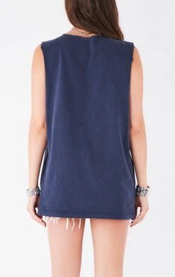 FURST OF A KIND VINTAGE CHAINS VINTAGE DEEP V CHAIN SLEEVELESS TEE