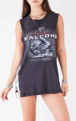 FURST OF A KIND VINTAGE CHAIN SIDE SLEEVELESS TEE