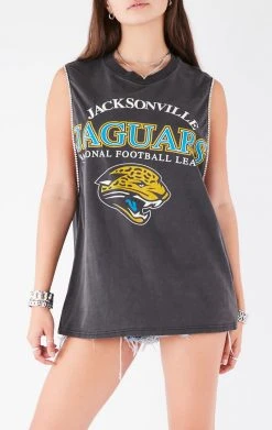 FURST OF A KIND VINTAGE RHINESTONE TRIM SLEEVELESS TEE VINTAGE NFL