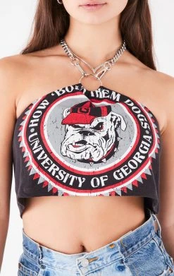 FURST OF A KIND VINTAGE CHAINS VINTAGE CHAIN HALTER TOP