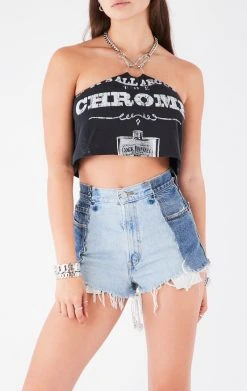 FURST OF A KIND VINTAGE CHAINS VINTAGE CHAIN HALTER TOP