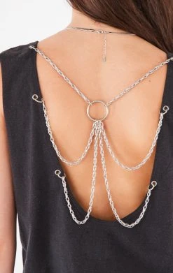 FURST OF A KIND VINTAGE CHAIN OVERLAY CUTOUT BACK SLEEVELESS TEE 8 FURST OF A KIND VINTAGE CHAIN OVERLAY CUTOUT BACK SLEEVELESS TEE
