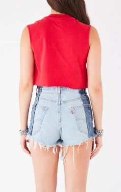 FURST OF A KIND VINTAGE CHAINS VINTAGE CHAIN LACE UP SLEEVELESS TEE 9 FURST OF A KIND VINTAGE CHAINS VINTAGE CHAIN LACE UP SLEEVELESS TEE