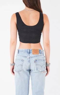 FURST OF A KIND VINTAGE CURVED SAFETY PIN TANK 7 FURST OF A KIND VINTAGE CURVED SAFETY PIN TANK