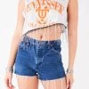 FURST OF A KIND ASYMMETRICAL RHINESTONE FRINGE SLEEVELESS CROP TEE 1 FURST OF A KIND ASYMMETRICAL RHINESTONE FRINGE SLEEVELESS CROP TEE