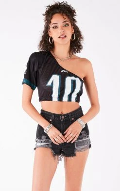 FURST OF A KIND VINTAGE ONE SHOULDER NFL JERSEY VINTAGE NFL