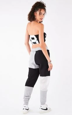 FURST OF A KIND VINTAGE CHAINS VINTAGE JERSEY CUT OUT CHAIN HALTER TOP