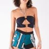 FURST OF A KIND VINTAGE SPLICED PATCHWORK SHORT VINTAGE NFL 2 FURST OF A KIND VINTAGE SPLICED PATCHWORK SHORT VINTAGE NFL