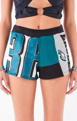 FURST OF A KIND VINTAGE SPLICED PATCHWORK SHORT VINTAGE NFL 8 FURST OF A KIND VINTAGE SPLICED PATCHWORK SHORT VINTAGE NFL