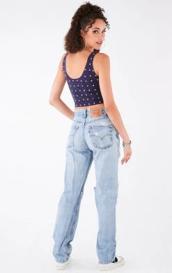 FURST OF A KIND VINTAGE ALLOVER RHINESTONE TANK 7 FURST OF A KIND VINTAGE ALLOVER RHINESTONE TANK