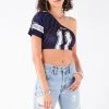 FURST OF A KIND VINTAGE ONE SHOULDER NFL JERSEY