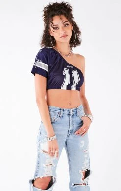 FURST OF A KIND VINTAGE ONE SHOULDER NFL JERSEY