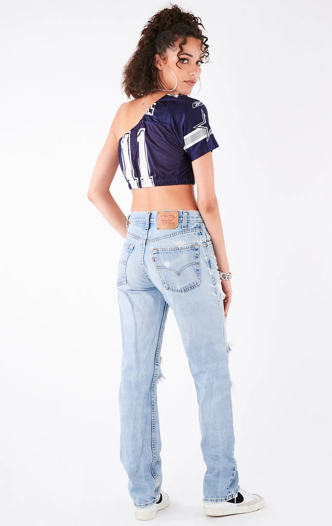 FURST OF A KIND VINTAGE ONE SHOULDER NFL JERSEY 5 FURST OF A KIND VINTAGE ONE SHOULDER NFL JERSEY