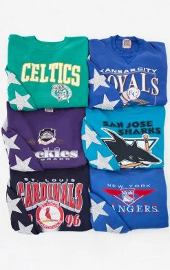 FURST OF A KIND VINTAGE SILVER STAR PATCH SWEATSHIRT VINTAGE SPORTS