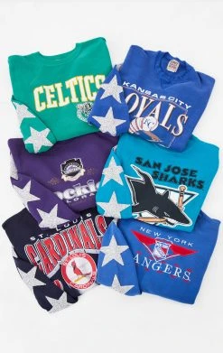 FURST OF A KIND VINTAGE SILVER STAR PATCH SWEATSHIRT VINTAGE SPORTS