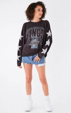 FURST OF A KIND VINTAGE SILVER STAR PATCH SWEATSHIRT VINTAGE SPORTS