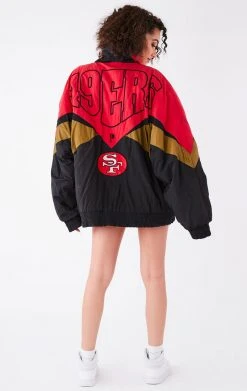FURST OF A KIND VINTAGE NFL VINTAGE HEAVY ZIP UP WINDBREAKER JACKET