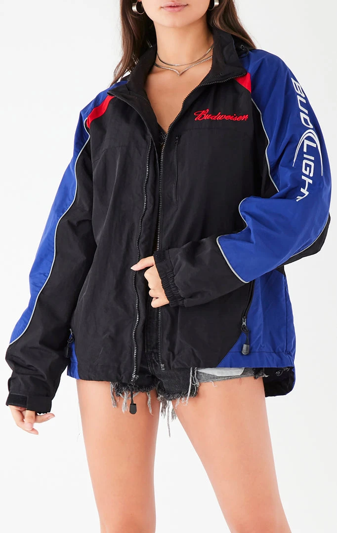 FURST OF A KIND VINTAGE DRINKS VINTAGE ZIP UP WINDBREAKER JACKET 3 FURST OF A KIND VINTAGE DRINKS VINTAGE ZIP UP WINDBREAKER JACKET