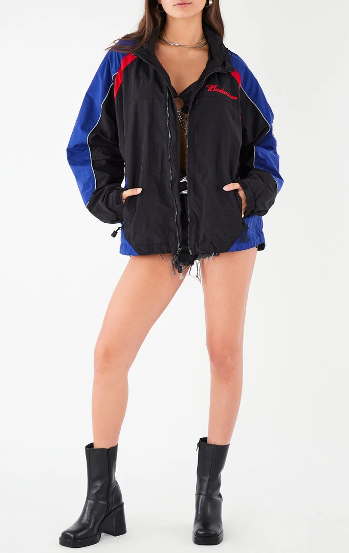 FURST OF A KIND VINTAGE DRINKS VINTAGE ZIP UP WINDBREAKER JACKET 5 FURST OF A KIND VINTAGE DRINKS VINTAGE ZIP UP WINDBREAKER JACKET