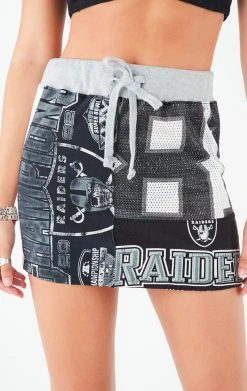 FURST OF A KIND VINTAGE NFL VINTAGE SPLICED PATCHWORK SKIRT