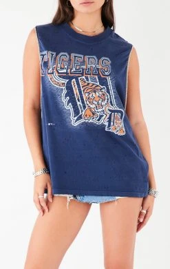 FURST OF A KIND VINTAGE RHINESTONE TRIM SLEEVELESS TEE 8 FURST OF A KIND VINTAGE RHINESTONE TRIM SLEEVELESS TEE