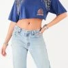 FURST OF A KIND VINTAGE PIN AND CHAIN CROPPED TEE