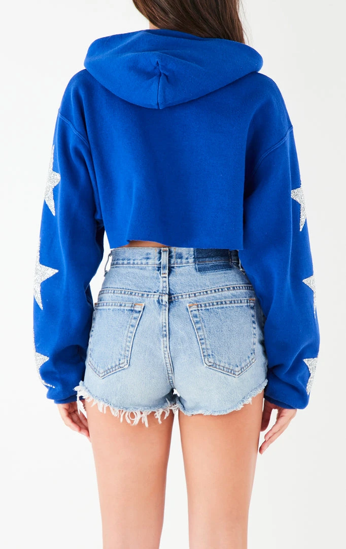 FURST OF A KIND VINTAGE STAR PATCH CROPPED HOODIE VINTAGE COLLEGE 5 FURST OF A KIND VINTAGE STAR PATCH CROPPED HOODIE VINTAGE COLLEGE